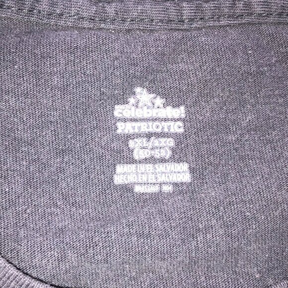 Celebrate Patriotic Mens Tank Top Size 2XL Motorcycle Graphic Tee Crew Neck Y2K - Picture 3 of 12